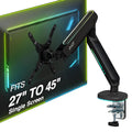 AVLT Single 27”-45” RGB Gaming Monitor Arm Desk Mount -Black