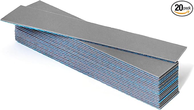 Aairhut 20 Pieces 120 x 20 x 1 mm Thermal Pads, 9 W/m.K Conductive Silicone Pad for M.2 SSD GPU Heatsink LED PS4 PS5 & More - Gray