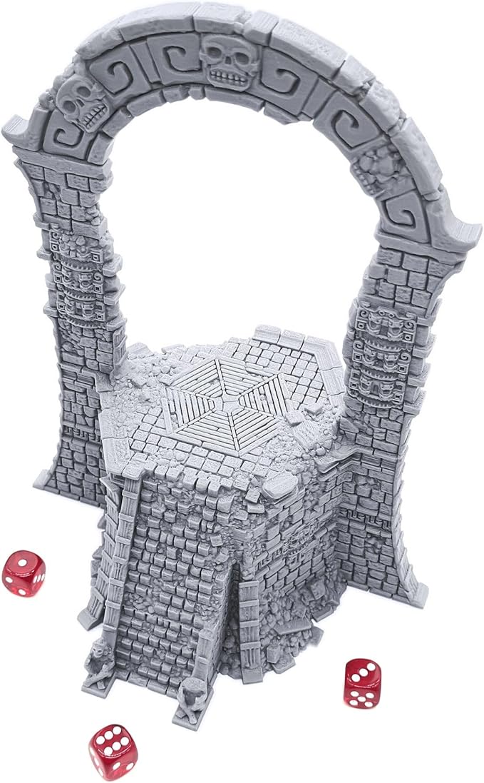 Sacred Dais by Printable Scenery, 3D Printed Tabletop RPG Scenery and Wargame Terrain 28mm Miniatures