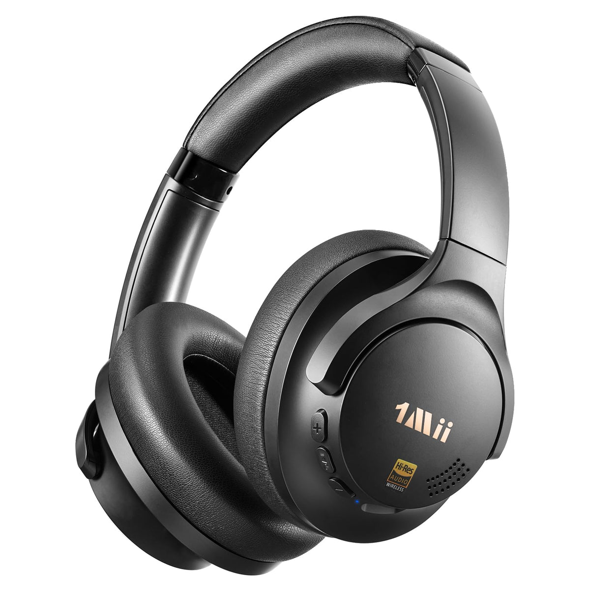 1Mii Y8+ Noise Cancelling Headphones for Gaming, Airplane & Travel, Black