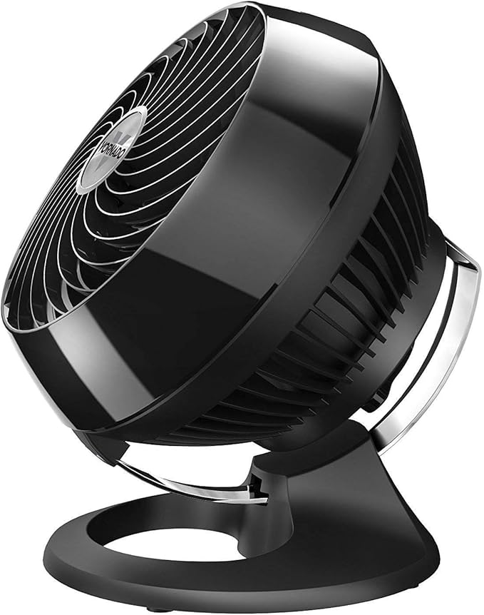 Vornado 460 Whole Room Air Circulator, Small Fan with 3 Speed Settings, Powerful Cooling Fan, Adjustable Tilt, Easy to Clean, Quiet for Home, Office, Bedroom, Black