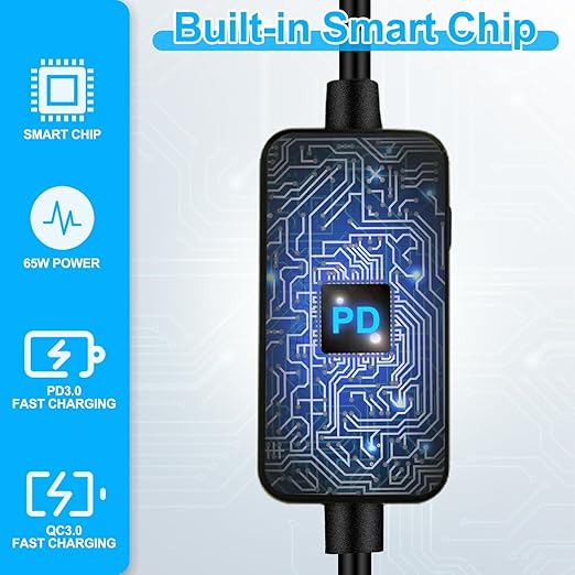 FARSENSE USB C to DC Adapter,Barrel PD Trigger Cable(3.3ft) with USB A to USB C Tips/3.5x1.35mm Tips,USB to DC Power Cable can Switching and LED Display Voltage