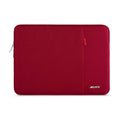 MOSISO Laptop Case 13 inch, Laptop Sleeve Compatible with MacBook Neo/Air/Pro 13 inch with A18/M5/M4/M3/M2/M1 Chip 2026-2016, Polyester Vertical Computer Sleeve Bag with Pocket, Red