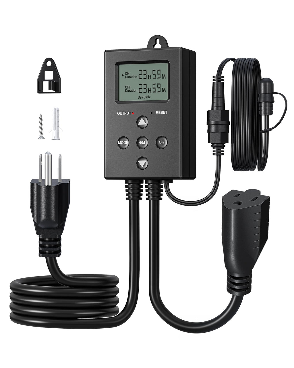 DEWENWILS Timer Outlet Short Period Repeat Cycle Intermittent Digital Timer