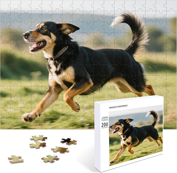 Personalized Photo Puzzle with Glossy Finish – Custom Jigsaw Puzzle 120/200/300/500/1000/1500 Pieces for Family, Couples, Pets, Birthdays, and Weddings (200-Horizontal)