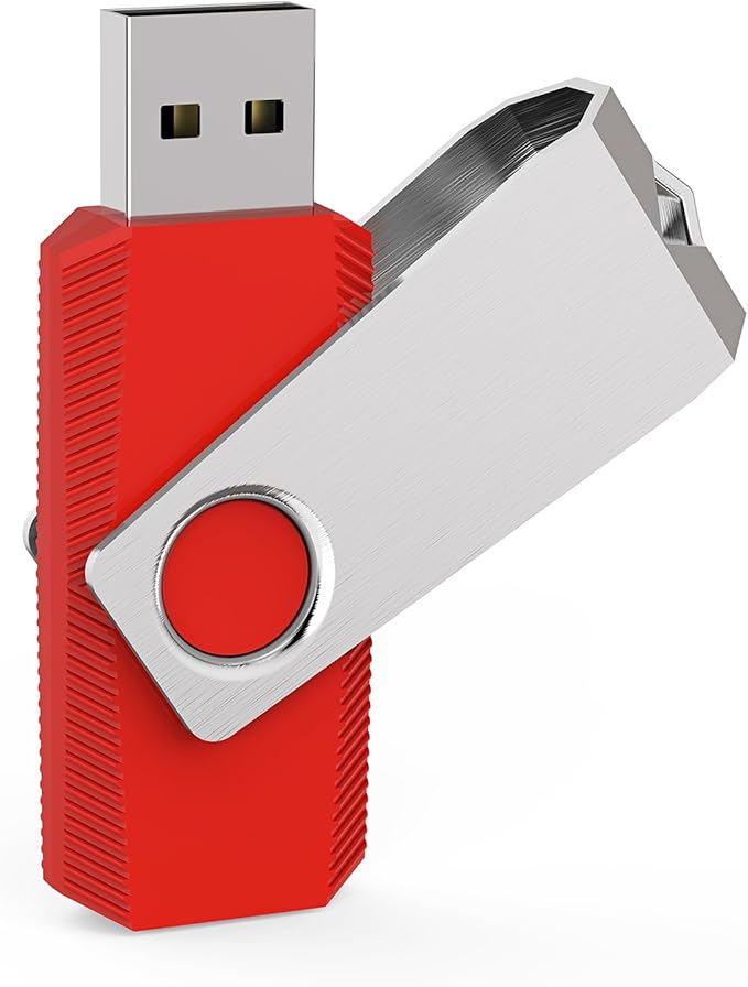 Aiibe 32GB USB Flash Drive 10 Pack 32 GB Flash Drives USB 2.0 Memory Stick Thumb Drive Zip Drive USB Drive 32GB (5 Mixed Colors: Black Red Cyan Green Purple)