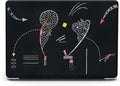 Berkin Arts for MacBook Air 15 inch Case 2025 2024 2023 Release M4 A3241 M3 A3114 M2 A2941 with Keyboard Cover & Screen Protector Naive Art Illustrated (Two Sides by Kandinsky)