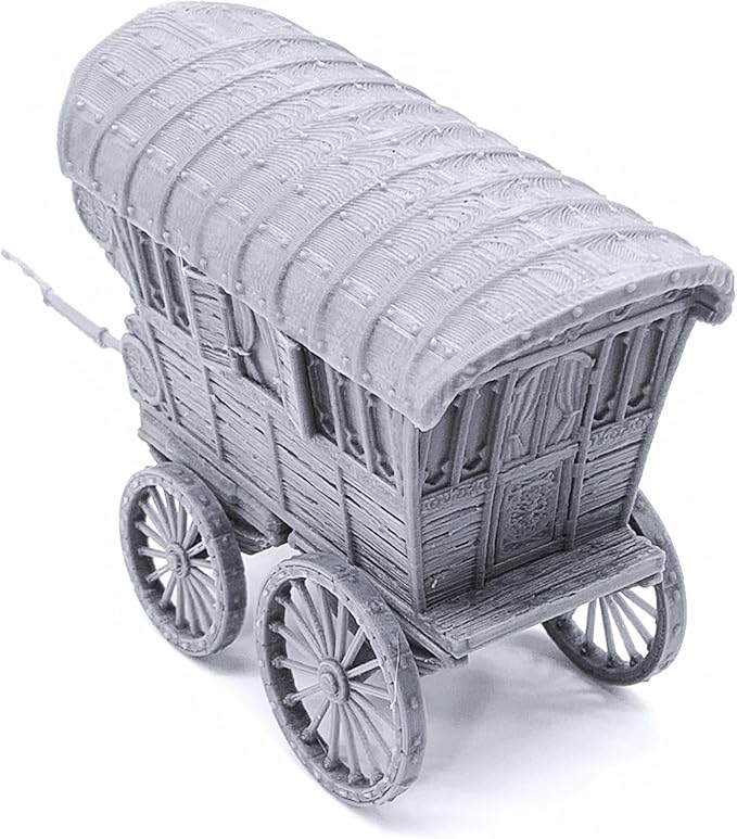 EnderToys Traveler's Camp I by Printable Scenery, 3D Printed Tabletop RPG Scenery and Wargame Terrain 28mm Miniatures