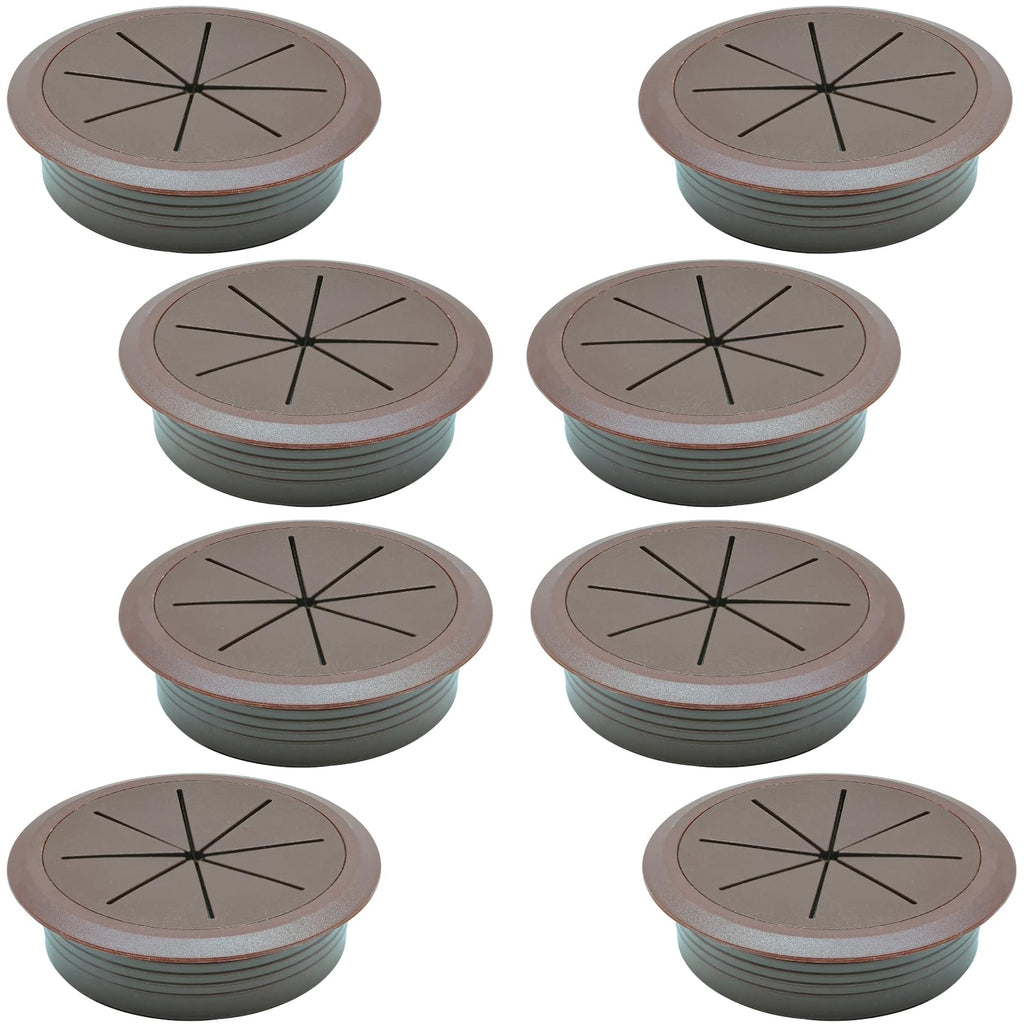 BOPOREAE 8 Pcs Desk Grommet 2" (50mm), Desk Hole Cover for Cables