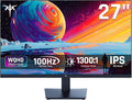 KTC 27 Inch QHD(2560 * 1440) 100Hz Computer Monitor - IPS Panel, Anti-Blue Light Screen, 100% High Color Gamut, 123% sRGB, Support FreeSync and GSync, PC Monitor for Casual Gaming and Working
