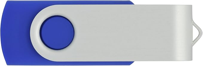 10 Pack USB Flash Drives - 64GB USB 2.0 Memory Stick - Blue