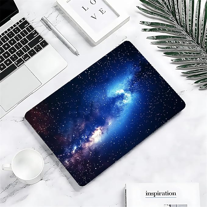 Compatible with MacBook Air 13.3 13.6 Inch Case 2022 2021 2020 2019 Plastic Hard Shell Case Cover,13.3 Air (A1932/A2179/A2337), Milky Way Galaxy