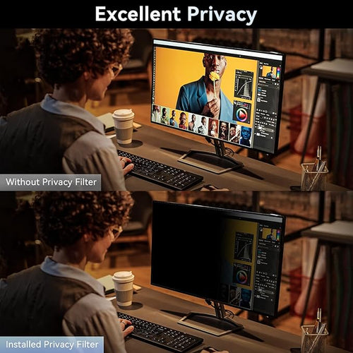 2-Pack 22 Inch Computer Privacy Screen Filter for 16:10 Widescreen Monitor
