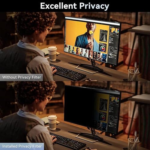 2-Pack 23.8 Inch Computer Privacy Screen Filter for 16:9 Widescreen Monitor