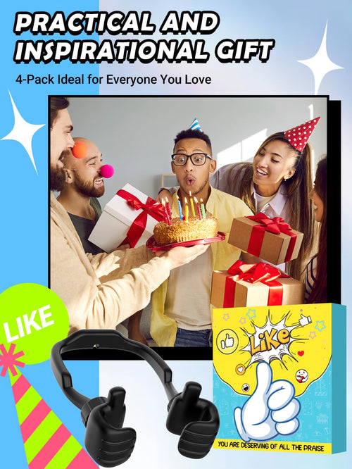 4 Pack Thumbs Up Lazy Phone Holder Stocking Stuffers for Teen Boys Girls