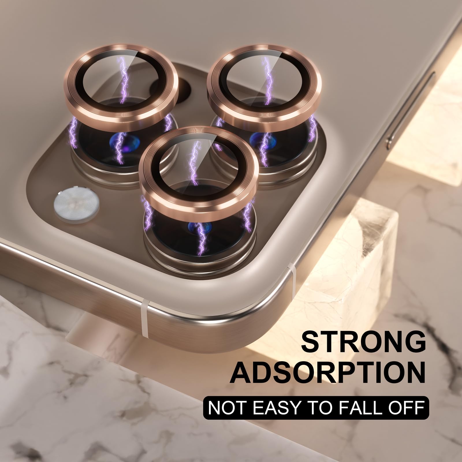 Choiche for iPhone 16 Pro/iPhone 16 Pro Max Camera Lens Protector