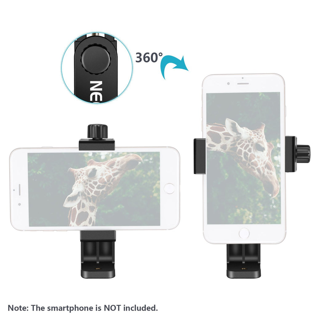 NEEWER Smartphone Holder Phone Tripod Mount Compatible with iPhone Android