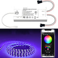 ESP32 Ultra-Thin WLED Digital Light Strip Controller with Mic Sound Mode DC5-24V RGB IC Digital Dynamic Light WS2811 WS2812B SK6812 SM16703P Flexible DIY FCOB Addressable LED Strip