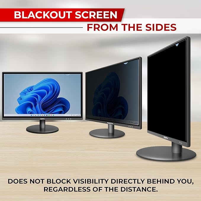 21.5 Inch 16:9 [2 Pack] Computer Privacy Screen Filter for Monitor - Privacy Shield and Anti-Glare Protector