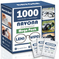 1000 Count Lens Wipes for Eyeglasses – Pre-Moistened, Individually Wrapped Eyeglass Cleaning Wipes – Scratch-Free, Streak-Free Glasses Cleaner Wipes for Sunglasses & Camera Lens – Bulk Pack