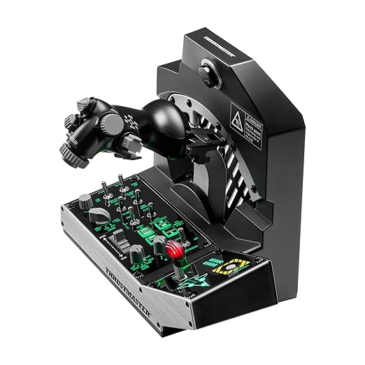 Thrustmaster Viper TQS Mission Pack: Metal Throttle Quadrant System, Throttle and Control Panel Included, 64 Action Buttons, 6 Axes, Licensed by the U.S. Air Force (Compatible with PC)