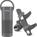 Pure Enrichment PureBaby On-the-Go Air Purifier - Portable Stroller Air Purifier & Adjustable Clamp for Car Seat, Crib, Bassinet & Playpen - True HEPA Filter Removes 99.97% of Allergens Around Baby