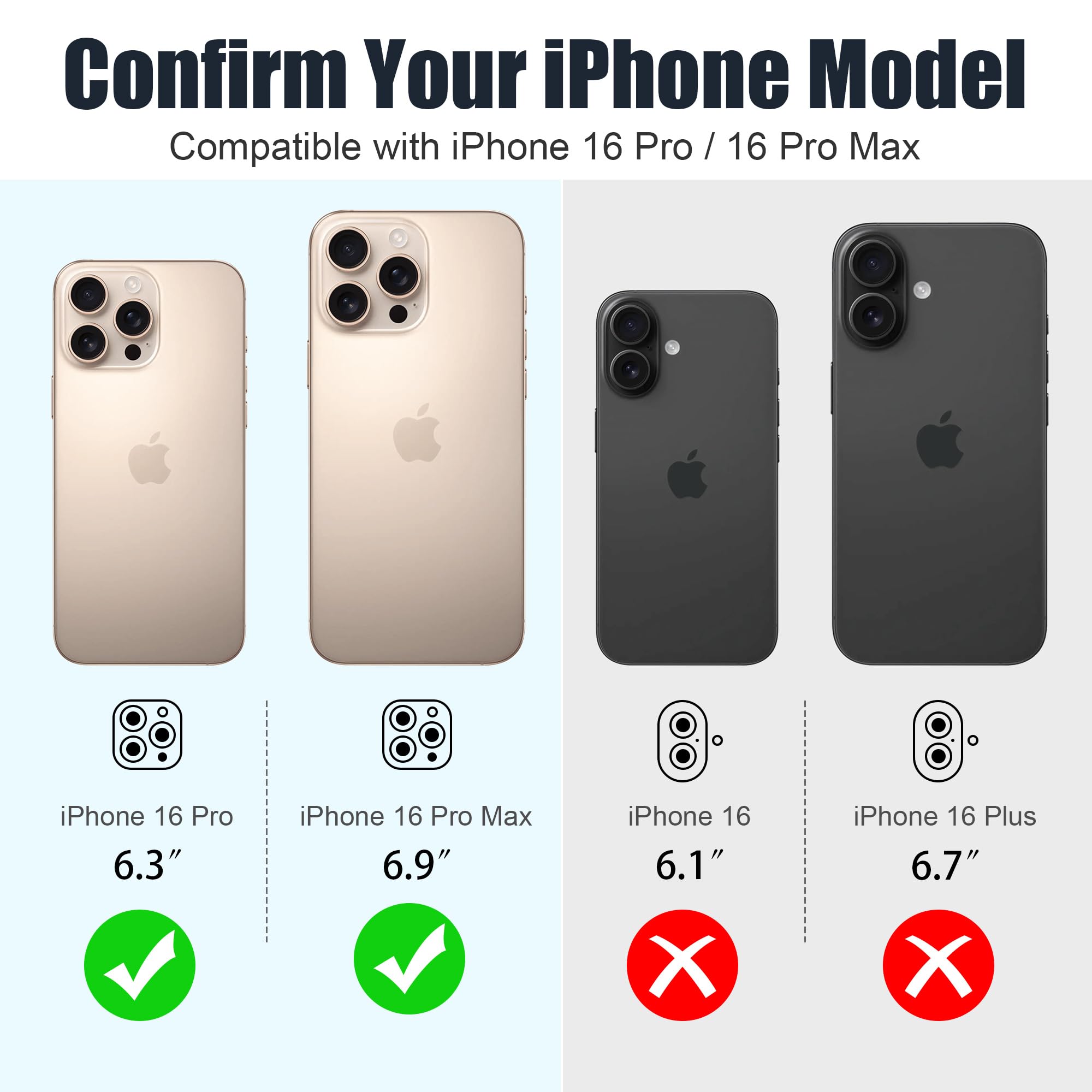 AGVEE 16 Pro & Max 3+3 6 Pack for iPhone 13 6.1" / 13 Mini 5.4" Camera Lens Protector, Bling Diamond & Bling Glitter Metal Ring 9H Tempered HD Glass Camera Cover Film, Glitter-Desert