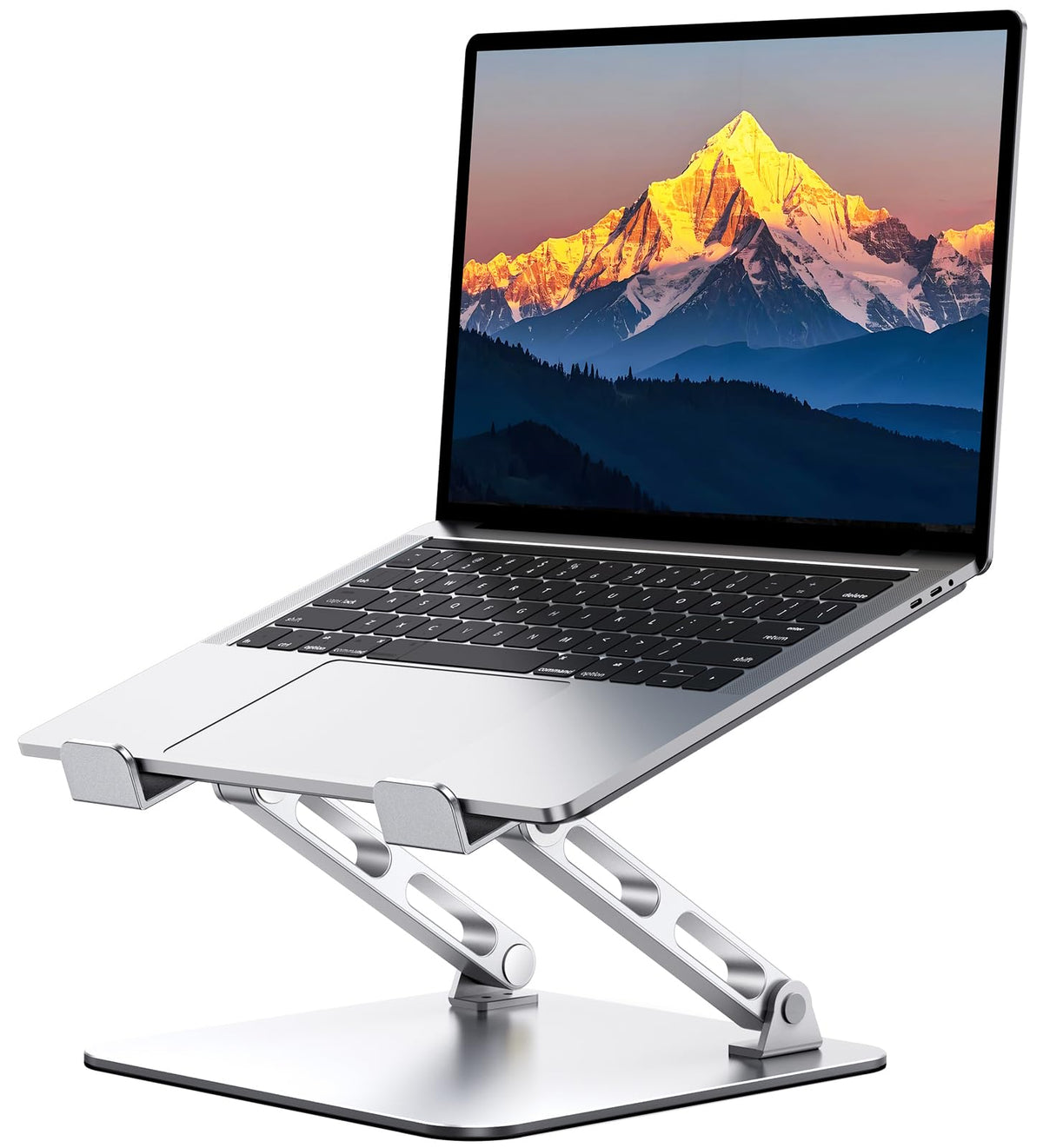 RIWUCT Laptop Stand for Desk Adjustable Height, Ergonomic Laptop Riser