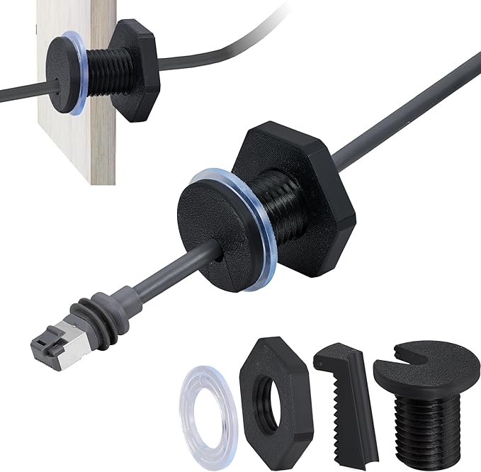 RV Cable Pass Through kit for Starlink, Camper Wall Cable Grommet 75mm 2pcs