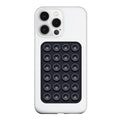 LvShuLiangPin Anteel Silicone Suction Phone Case Mount, Silicon Adhesive Phone Accessory for Smartphones, Hands-Free Mirror Shower Phone Holder for Selfies, Tiktok Videos (Black)