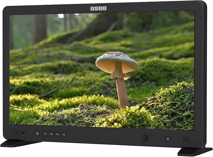 osee Mega 22S 22inch Ultra Bright HDR Field Production Monitor VMKit with Sunhood Battery Plate Cstand Adapter Custom Foam Mold