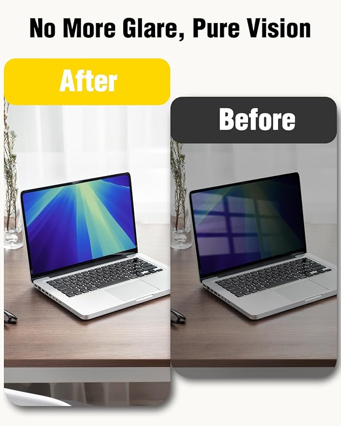 F FORITO Magnetic Privacy Screen Protector Compatible with MacBook Pro 13 inch (2016, 2017, 2018, 2019, 2020, 2021, 2022, M1, M2), Removable 360° Anti Peeping Anti Blue Light Laptop Privacy Shield