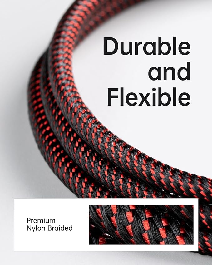 UYOUNG 3 FT iPhone Charging Cable MFi Certified 3 Pack 3 Foot Lightning Cable Fast USB Nylon Braided Charger Cord Compatible with iPhone 14/13/12/11/X/XS/XR/XS Max/8/7/6/5S/SE/iPad