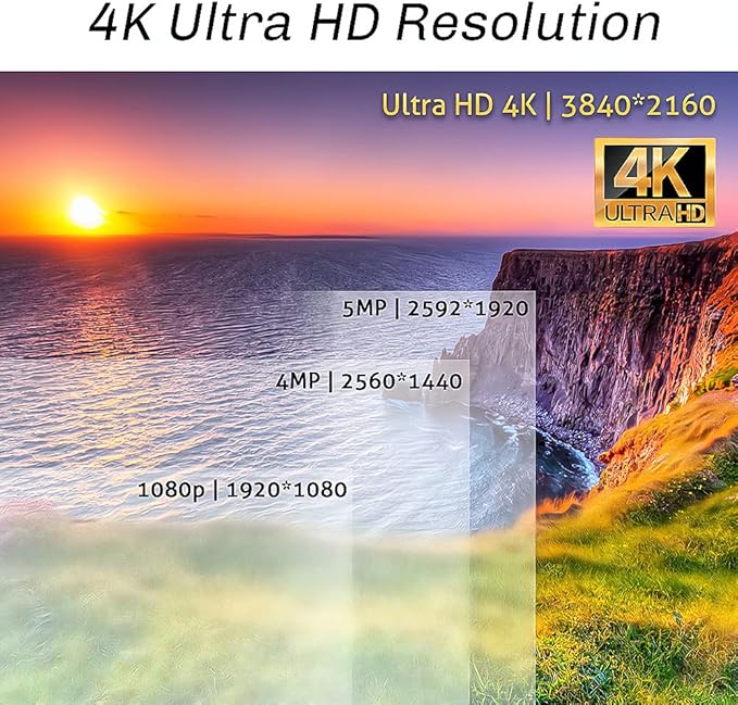 GW 8 Channel 4K NVR 8MP 4K AI Smart Home Security Camera System, (4) Dome and (4) Bullet Built-in Microphone Audio Recording HD 2160P IP PoE Cameras, Face Recognition/Human/Vehicle Detection