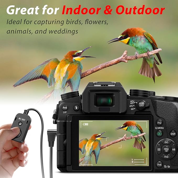 for Samsung Shutter Cable Camera Release Remote for NX20/NX30/NX Mini/NX100/NX200/NX210/NX300/NX500/NX1000/NX1100/NX2000 Camera Small Button Accessory