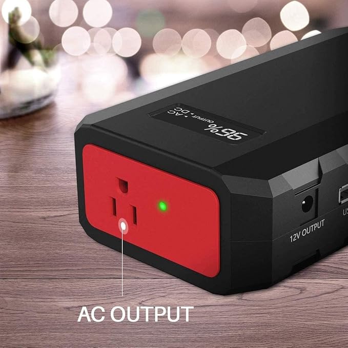 SinKeu Portable Power Bank with AC Outlet, 88.8Wh Portable Laptop Charger, Portable Power Station Outdoor Generators Portable for Home Backup Outdoor Emergency