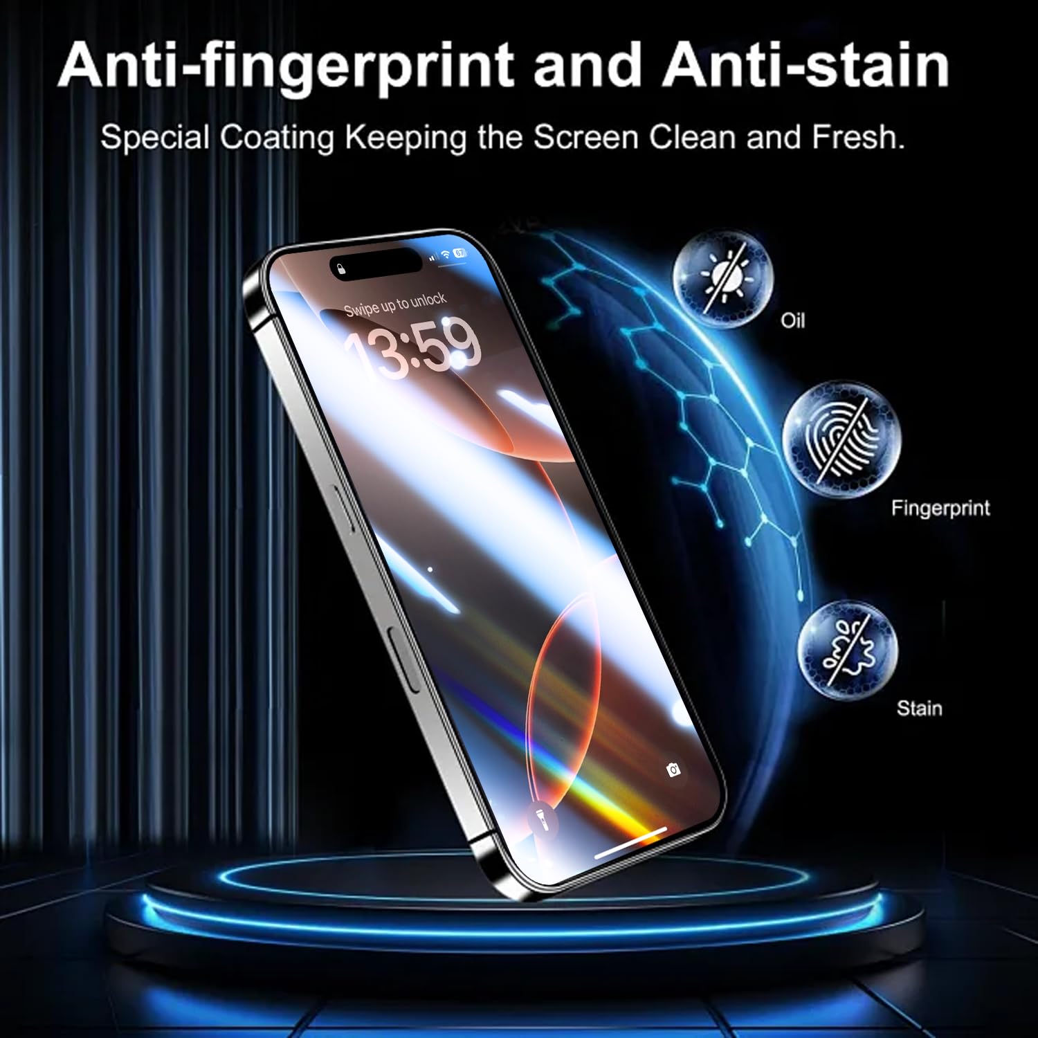 OneFish Full Edge Coverage Tempered Glass Screen Protector for IPhone 12 Pro Max 6.7 inch 2 Pack Edge Reinforcement, Self-Aligning Installation, Case Friendly Privacy Screen Protectors