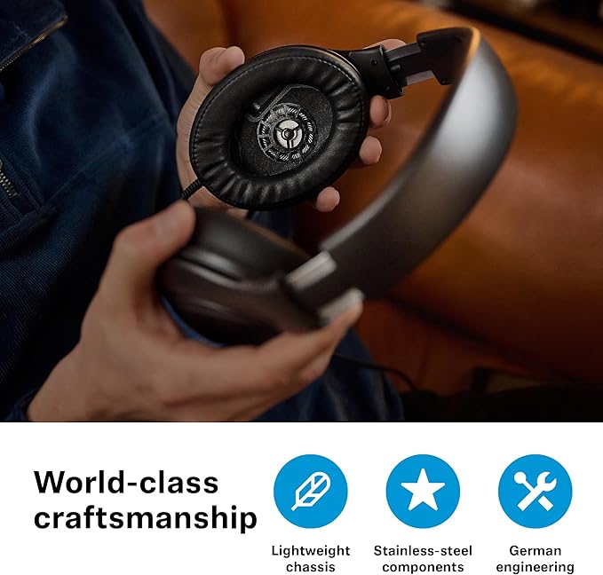 Sennheiser HD 620S - Audiophile Closed-Back Wired Headphones - Premium Stereo Sound with Speaker-Like Spatial Imaging and Optimized Surround, Black