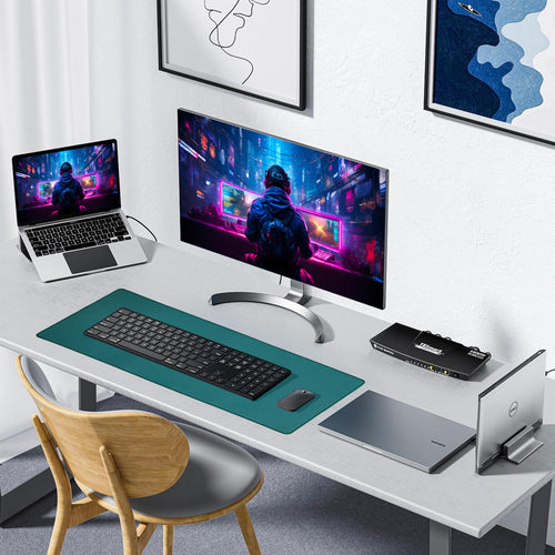 ALOANES Non-Slip Extended Mouse Pad Office&Home Desk Mat Stitched Edge