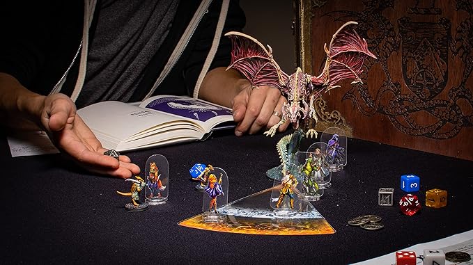 Arcknight Flat Plastic Miniatures: Cyberpunks; 56 Unique Sci-Fi-Themed Minis for Starfinder; Affordable, Skinny Figurines for SF, Shadowrun, and Other Tabletop RPG Games