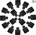 16PCS Notebook Pen Loop Holder,Self Adhesive Leather Pen Holder for notebook,Pencil Elastic Loop Designed for Notebooks,Journals,Calendars,Planners,Tablet Case for School,Office