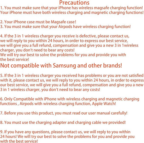 3 in 1 Fast Wireless Charger Stand for iPhone, Foldable Travel Charging Station for Magsafe for iPhone 17/Air/16/15/14/13/12 Series, Apple Watch Series, AirPods pro/2/3/4, Gifts for Women Men (Silver)
