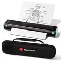 Phomemo M08F Inkless Thermal Portable Printers with Case - 8.5 x 11, Black