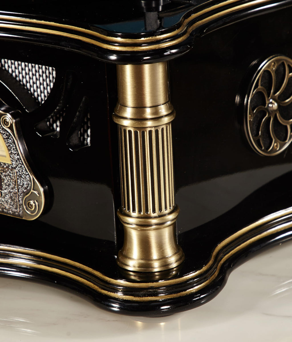 HZLSBL Vintage Gramophone with Bluetooth Input Vintage Record Players