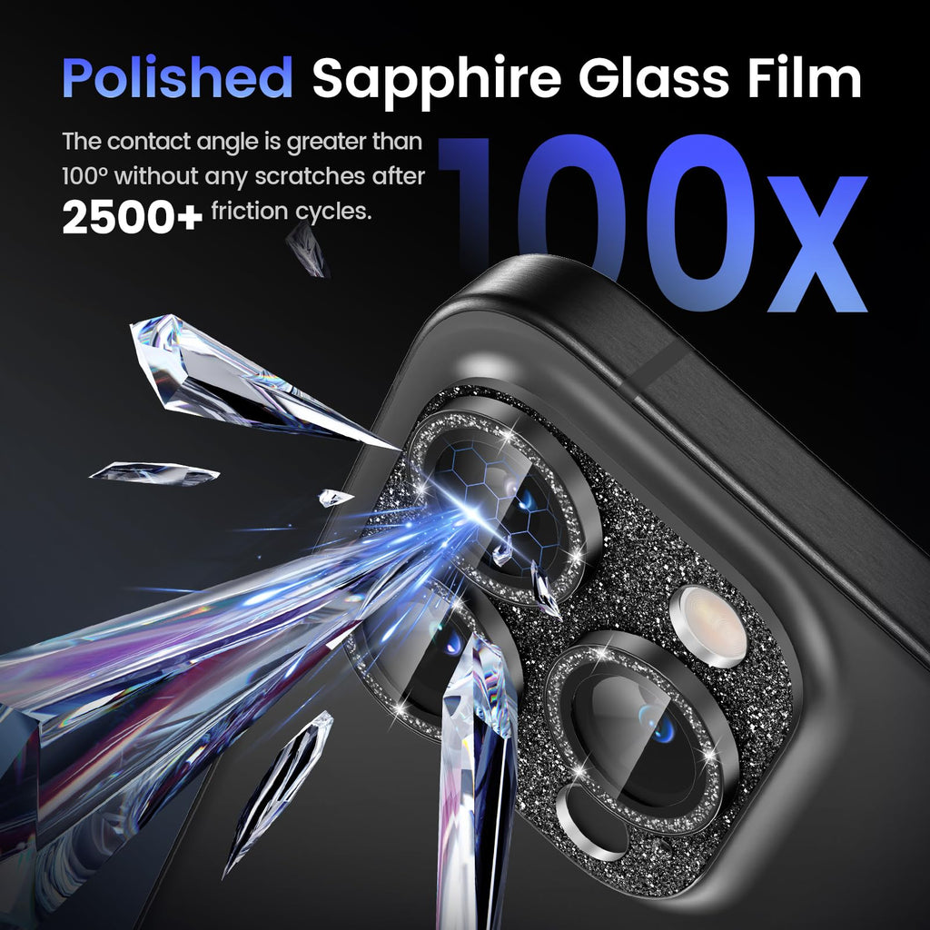 Tensea for iPhone 16 Pro Max/16 Pro/14 Pro Max/14 Pro Camera Lens Protector