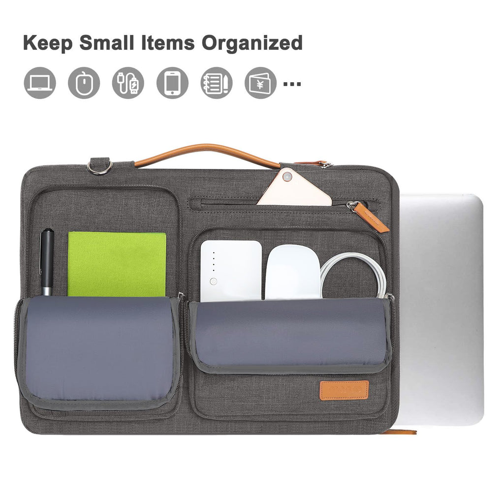 MOSISO 360 Protective Laptop Shoulder Bag, 15-15.6 inch Computer Bags