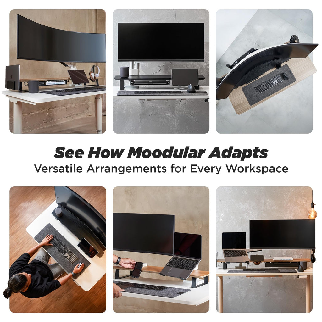 ULTRARM Moodular Laptop Tray Stand Add-On for Slide Rails, Do Not Use Alone