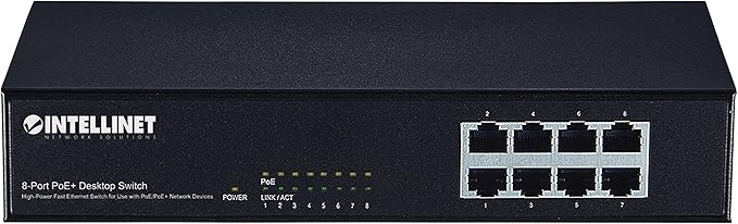 Intellinet 8-Port PoE+ Desktop Switch (560764)