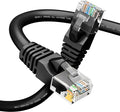 GEARit Cat 6 Ethernet Cable (1-Pack 5 Feet) Cat6 Network Patch, 10Gbps, RJ45, Snagless Cord, Gold-Plated Connectors, Internet for PC, TV, Tablet, Router, Printer, Servers, IT Data Center - Black