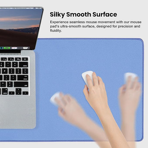 ALOANES Non-Slip Extended Mouse Pad Office&Home Desk Mat Stitched Edge
